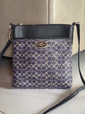 Coach Purple Signature Crossbody Bag